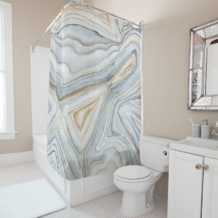Grey Marbled Abstract Design