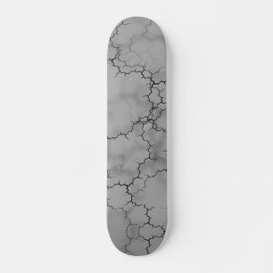 Grey Marbled Skateboard
