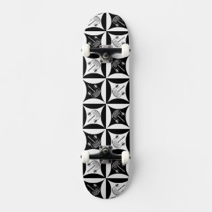 Grey Matter in the Hole in the Barn Door Skateboard