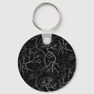 Grey Matter - Neurons Keychain