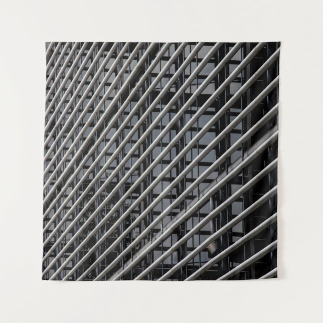 Grey metal frame tapestry (Front)