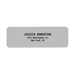 Grey Minimalist Plain Elegant Modern Trendy