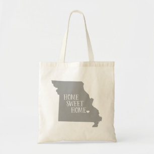 Grey Missouri Home Sweet Home Sac fourre-tout d'Ét