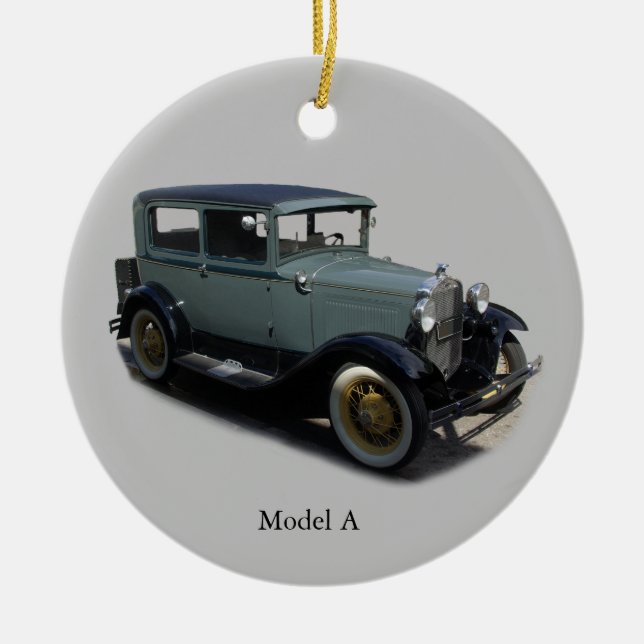 Grey Model A ornament (Front)