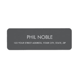 Grey modern simple professional name monogram