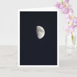 Grey Moon Landscape Card