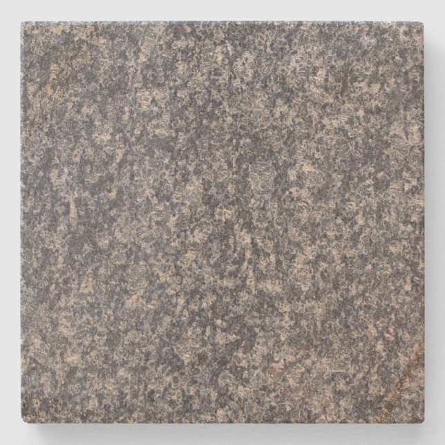 Grey n Black Marble Square Coaster (Front)
