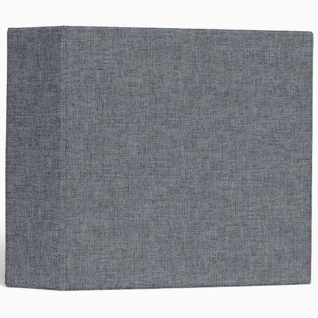 Grey Nature Linen Texture Blank Clean Professional Binder (Front/Spine)
