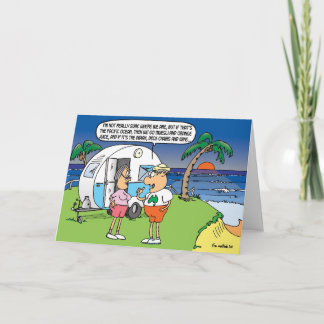 Grey nomads Christmas card