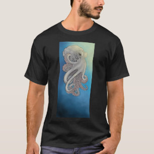 Grey Octopus Underwater T-Shirt