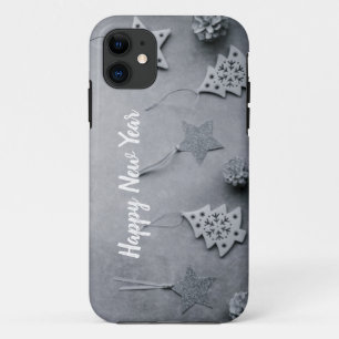 Grey ornaments iPhone case