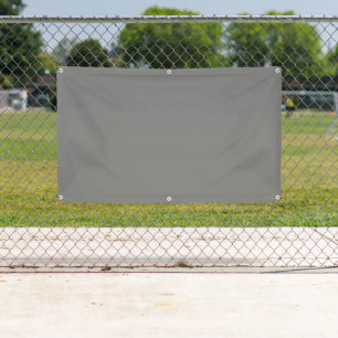 Grey Outdoor Banner