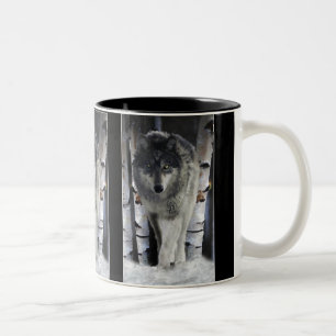 GREY PACK WOLF Wildlife Gift Mugs