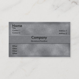 Grey Parchment Business Card