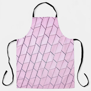 Grey pattern apron