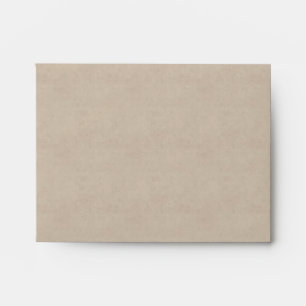 Grey Pearls Parchment Wedding RSVP Envelope