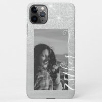 Grey Photo Template Calligraphy Hand Lettered Name