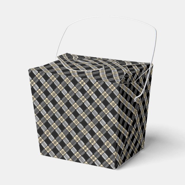 Grey Picnic Favor Box (Front Side)