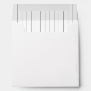 Grey Pin Stripe Baseball Envelope