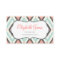 Grey Pink and Mint Tribal Ikat Chevron