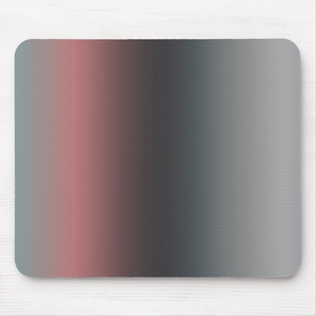 Grey, pink, black gradient, Ombre.  Mouse Pad (Front)
