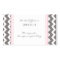 Grey Pink Chevron Wedding Favour Tags