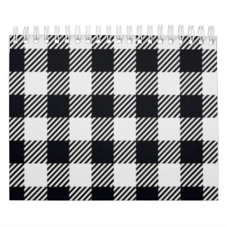 Grey Plaid | Checkers Calendar