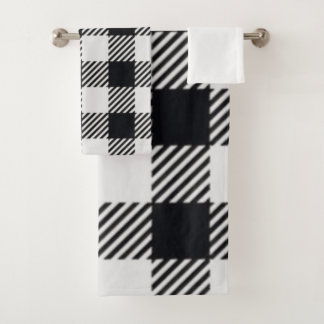 Grey Plaid | Checkers Towel