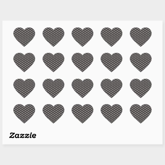 Grey Plane Airplanes Pilot Plane Aviation Aviator Heart Sticker (Sheet)