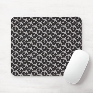 Grey Plane Airplanes Pilot Plane Aviation Aviator Mouse Pad
