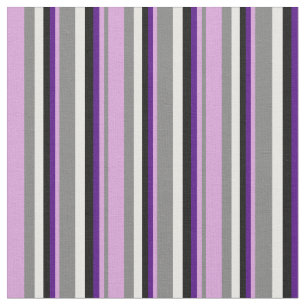 Grey, Plum, Indigo, Black, and White Coloured Fabric