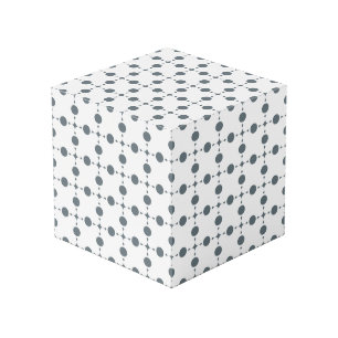 Grey Polka Dots, Polka Dot Pattern, Dots, Dotted Cube