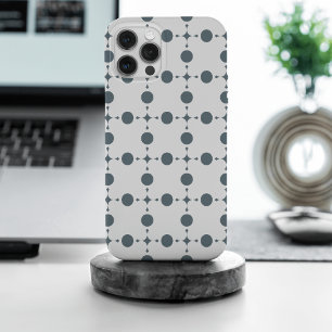 Grey Polka Dots, Polka Dot Pattern, Dots, Dotted iPhone 15 Pro Max Case