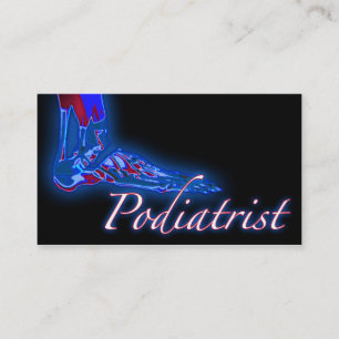grey professional : podiatrist business card