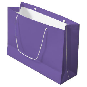Grey purple large gift bag