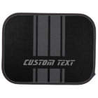 Grey Race Double Stripes | Personalize