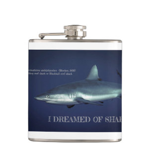 Grey Reef Shark in Yap Micronesia Giant Coffee Mug Hip Flask