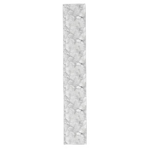 Grey "Regal Stone Vein" Marble Texture Table Runne Long Table Runner