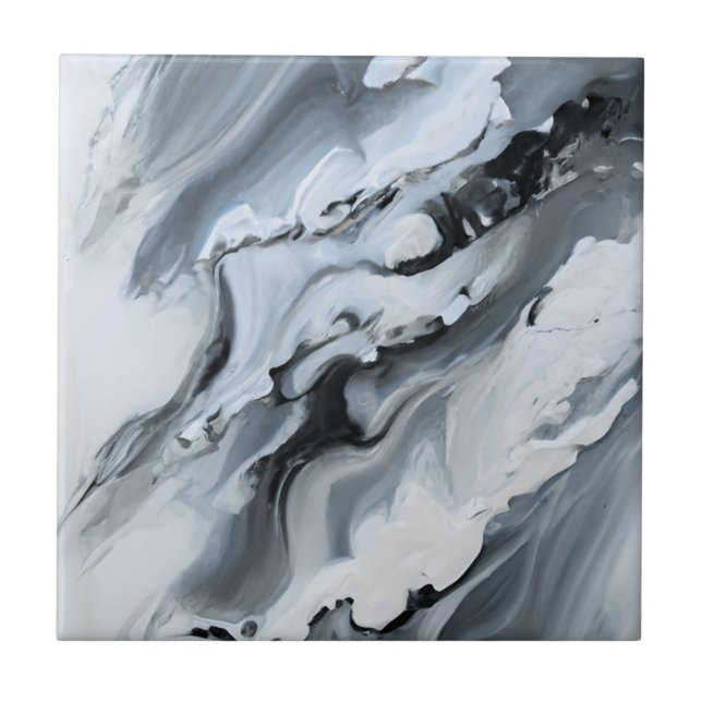 Grey Relief Marble Stones Ceramic Tile (Front)