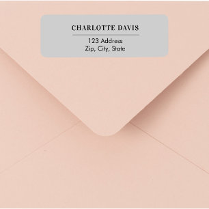 Grey return address