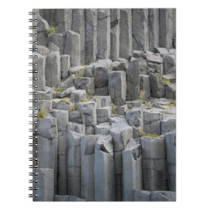 Grey rock formation notebook