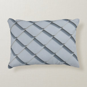 Grey roof shingles accent pillow