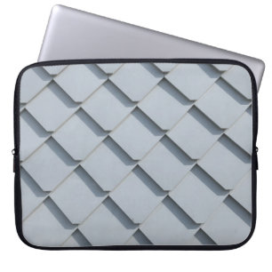 Grey roof shingles laptop sleeve