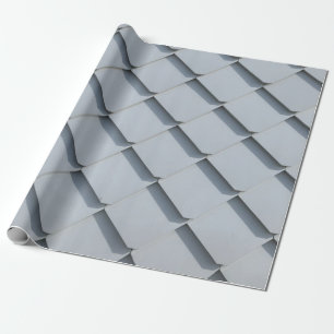 Grey roof shingles wrapping paper