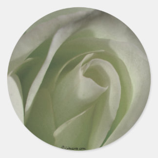 Grey Rose Sticker Wedding Envelope Seal