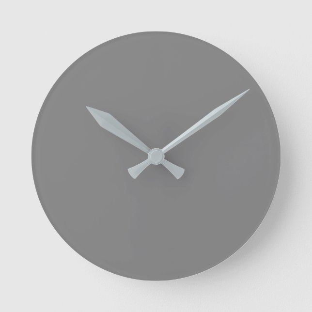Grey Round Clock (Front)