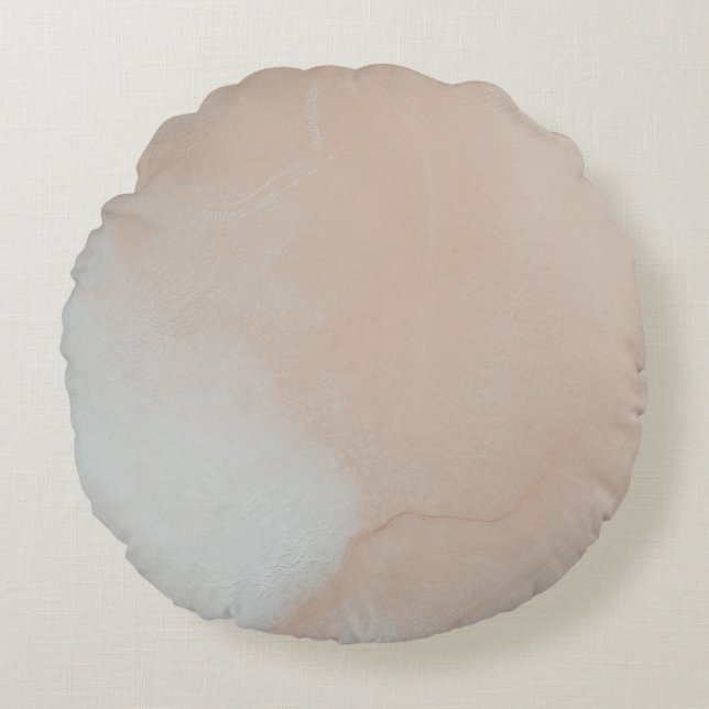 Grey Round Pillow (Front)