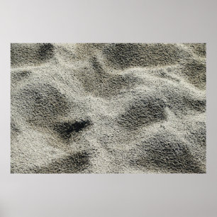 Grey sand poster