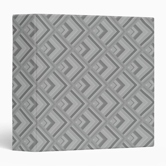Grey scale pattern binder (Front/Spine)