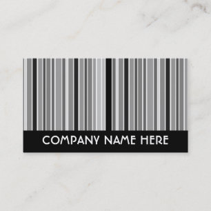 grey scale stripes business card